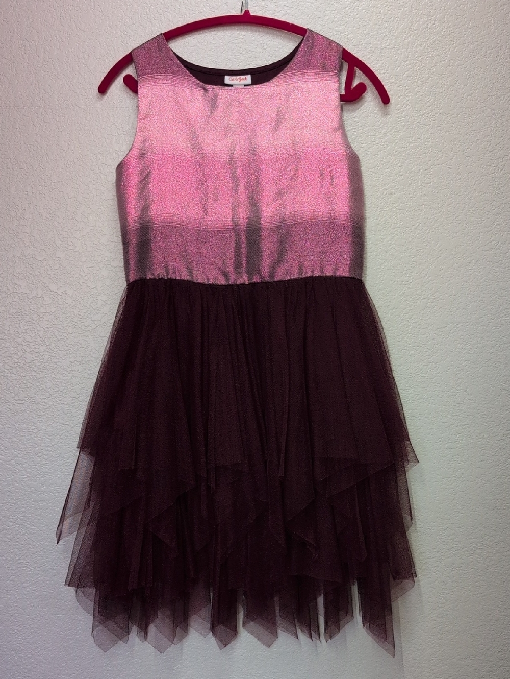 Cat and Jack 👗| Girls Maroon Sleeveless Dress